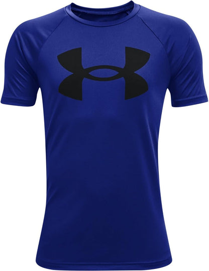 Under Armour Boys' Tech Hybrid Printed Fill Short-Sleeve T-Shirt