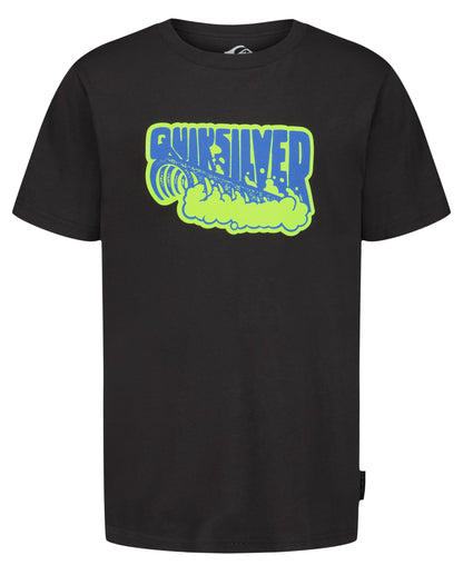 Quiksilver Boys' Short Sleeve Screen Print Graphic T-Shirt, Soft & Comfortable, Regular Fit