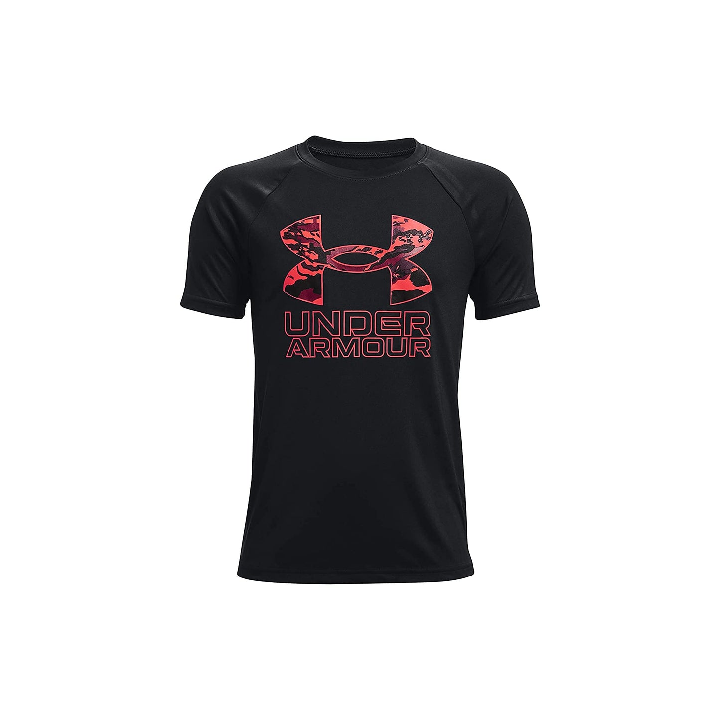 Under Armour Boys' Tech Hybrid Printed Fill Short-Sleeve T-Shirt