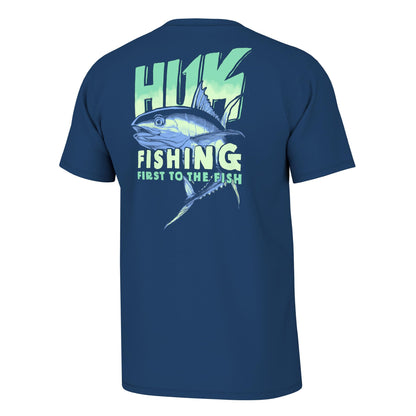 HUK Mens Fishing Graphic Tee, Performance Short Sleeve, Quick-Dry