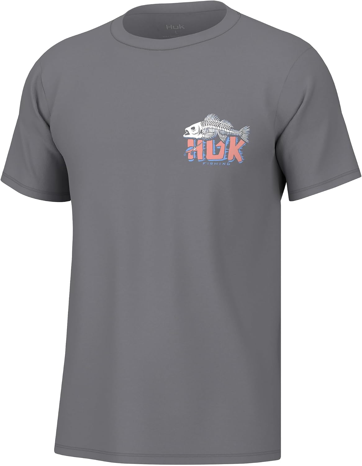 HUK Mens Fishing Graphic Tee, Performance Short Sleeve, Quick-Dry