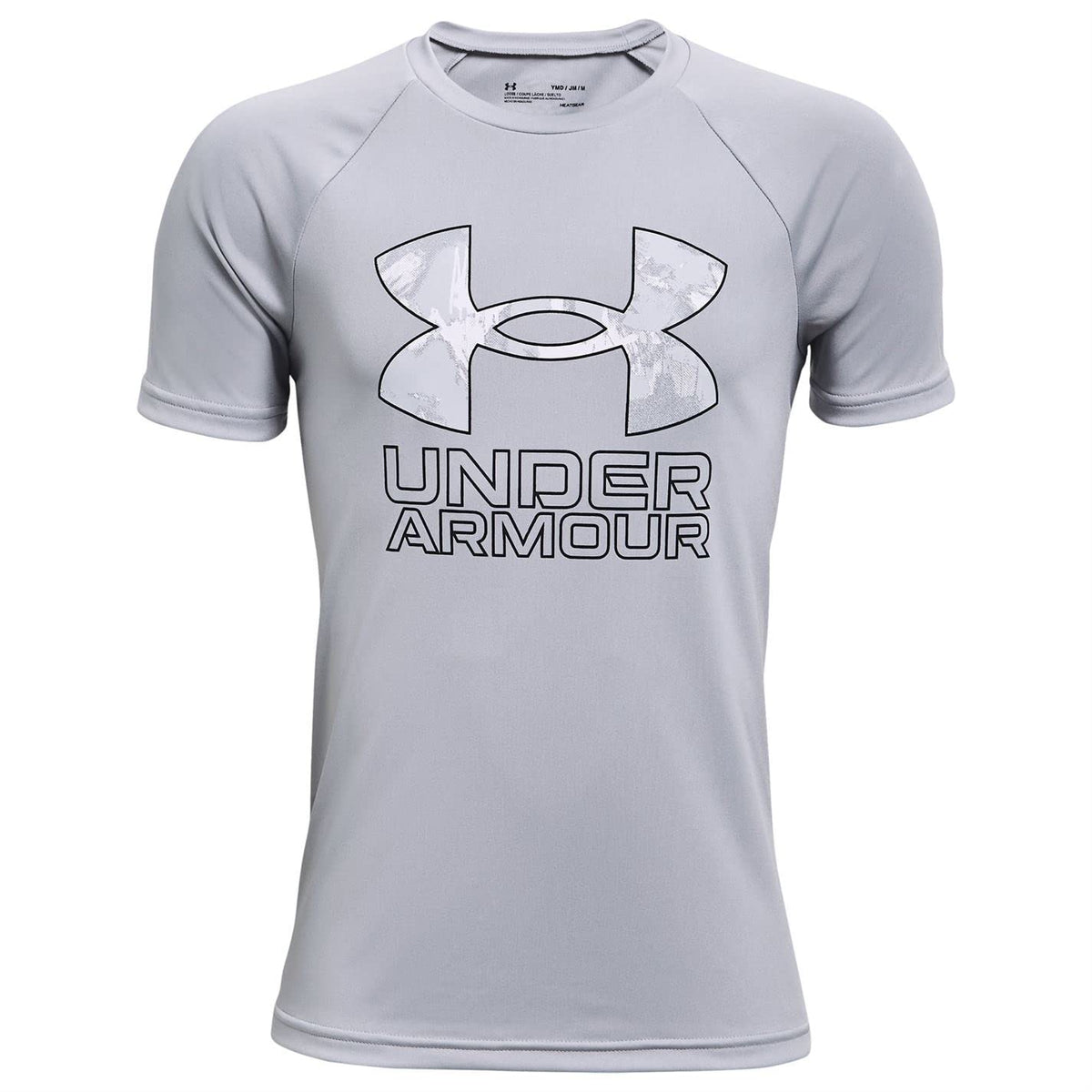 Under Armour Boys' Tech Hybrid Printed Fill Short-Sleeve T-Shirt
