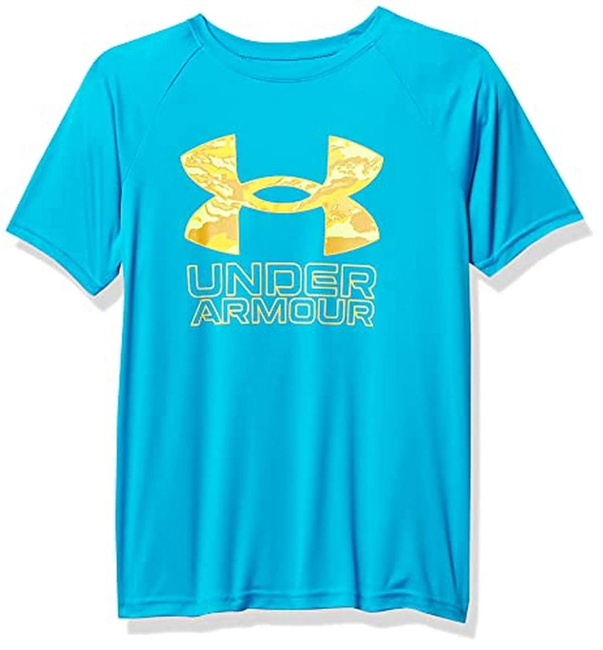 Under Armour Boys' Tech Hybrid Printed Fill Short-Sleeve T-Shirt
