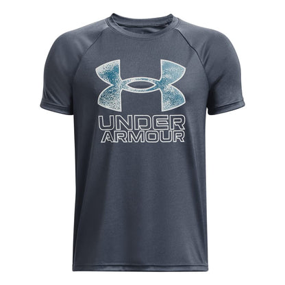 Under Armour Boys' Tech Hybrid Printed Fill Short-Sleeve T-Shirt