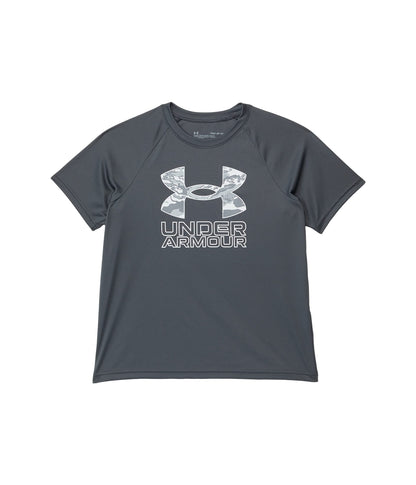Under Armour Boys' Tech Hybrid Printed Fill Short-Sleeve T-Shirt