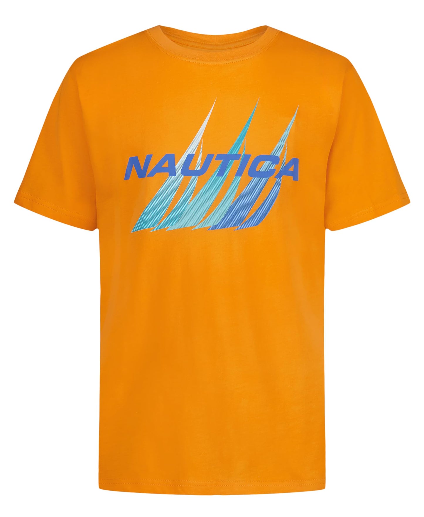 Nautica Boys' Short Sleeve J-Class Logo Crew Neck T-Shirt, Soft, Comfortable, Relaxed Fit