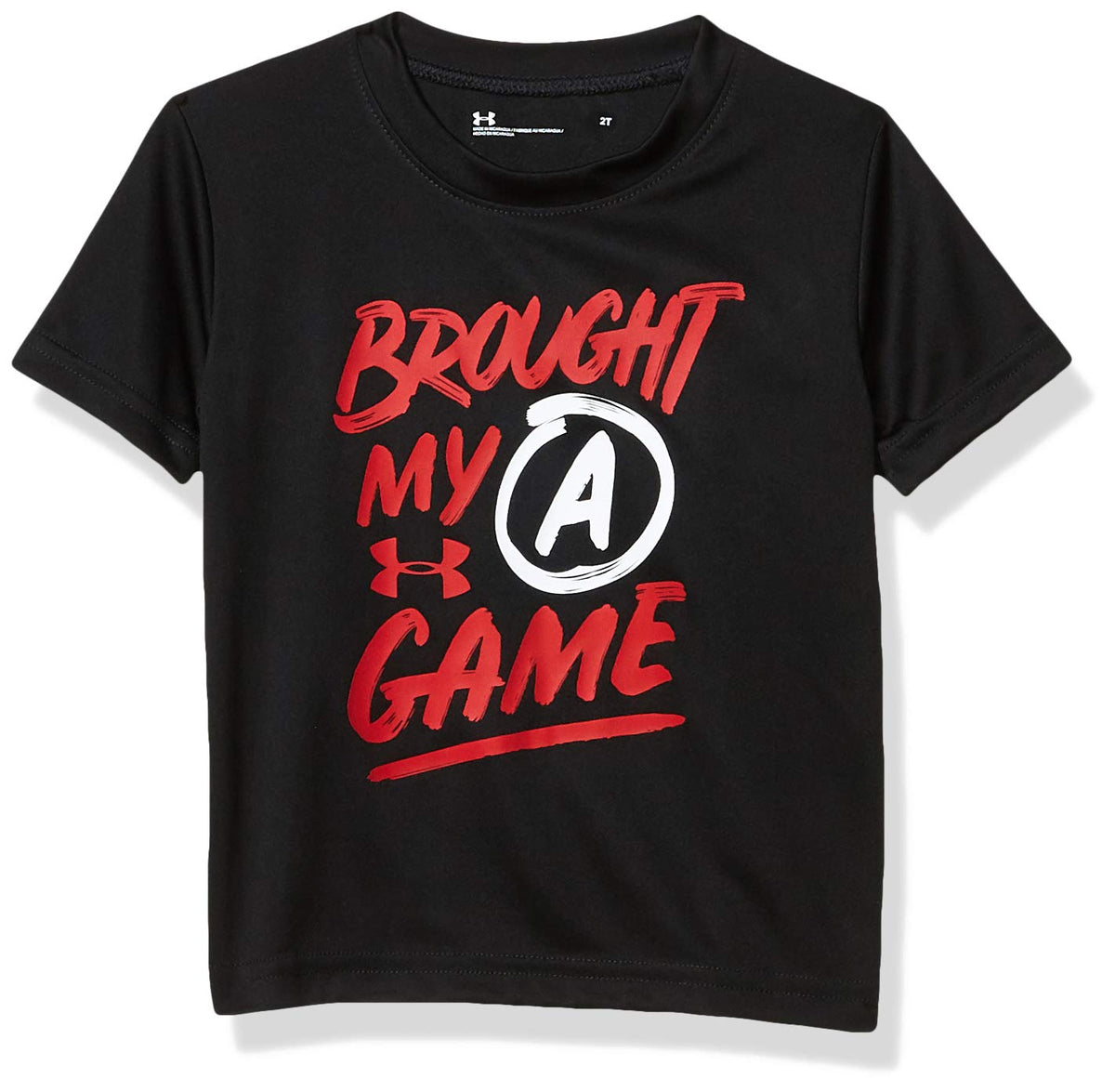Under Armour Boys' Tech Hybrid Printed Fill Short-Sleeve T-Shirt