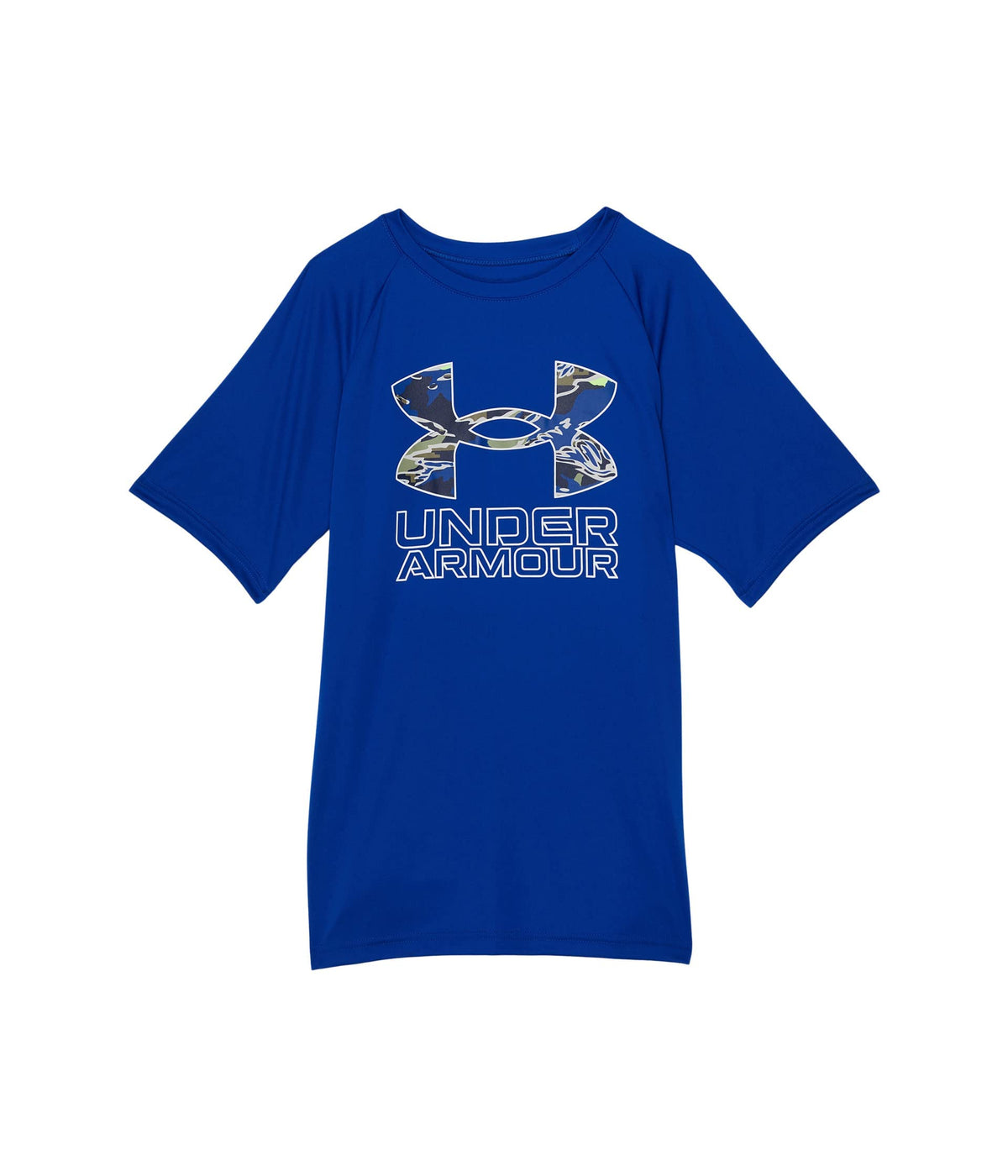 Under Armour Boys' Tech Hybrid Printed Fill Short-Sleeve T-Shirt