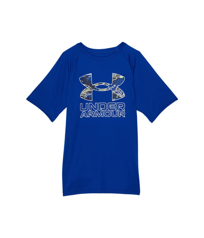 Under Armour Boys' Tech Hybrid Printed Fill Short-Sleeve T-Shirt