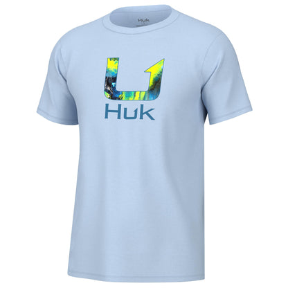 HUK Mens Fishing Graphic Tee, Performance Short Sleeve, Quick-Dry