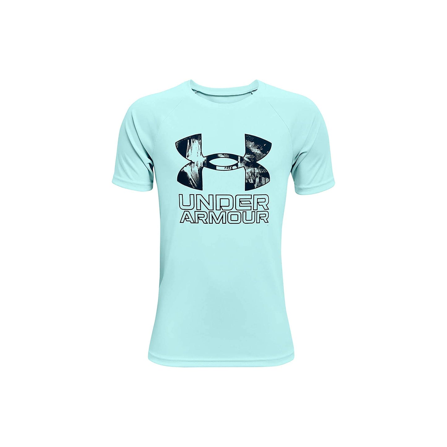 Under Armour Boys' Tech Hybrid Printed Fill Short-Sleeve T-Shirt
