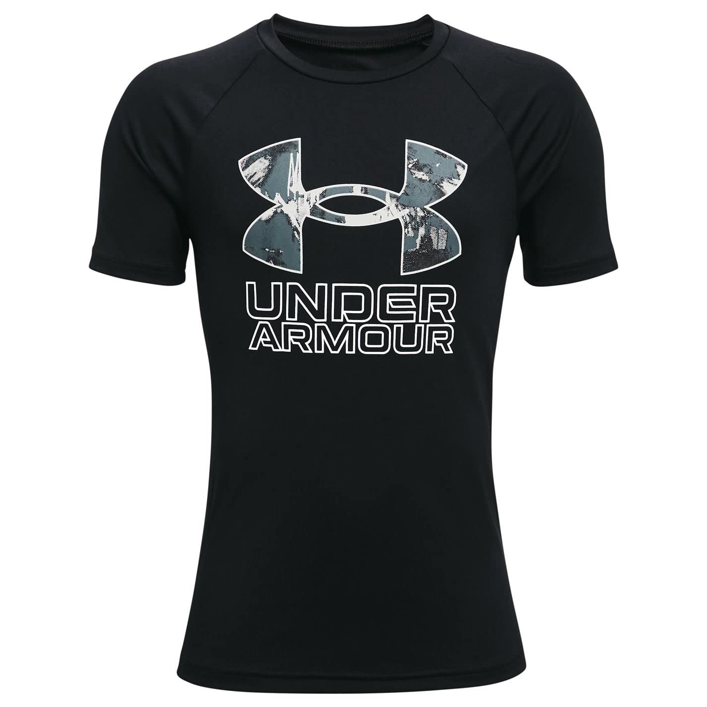 Under Armour Boys' Tech Hybrid Printed Fill Short-Sleeve T-Shirt