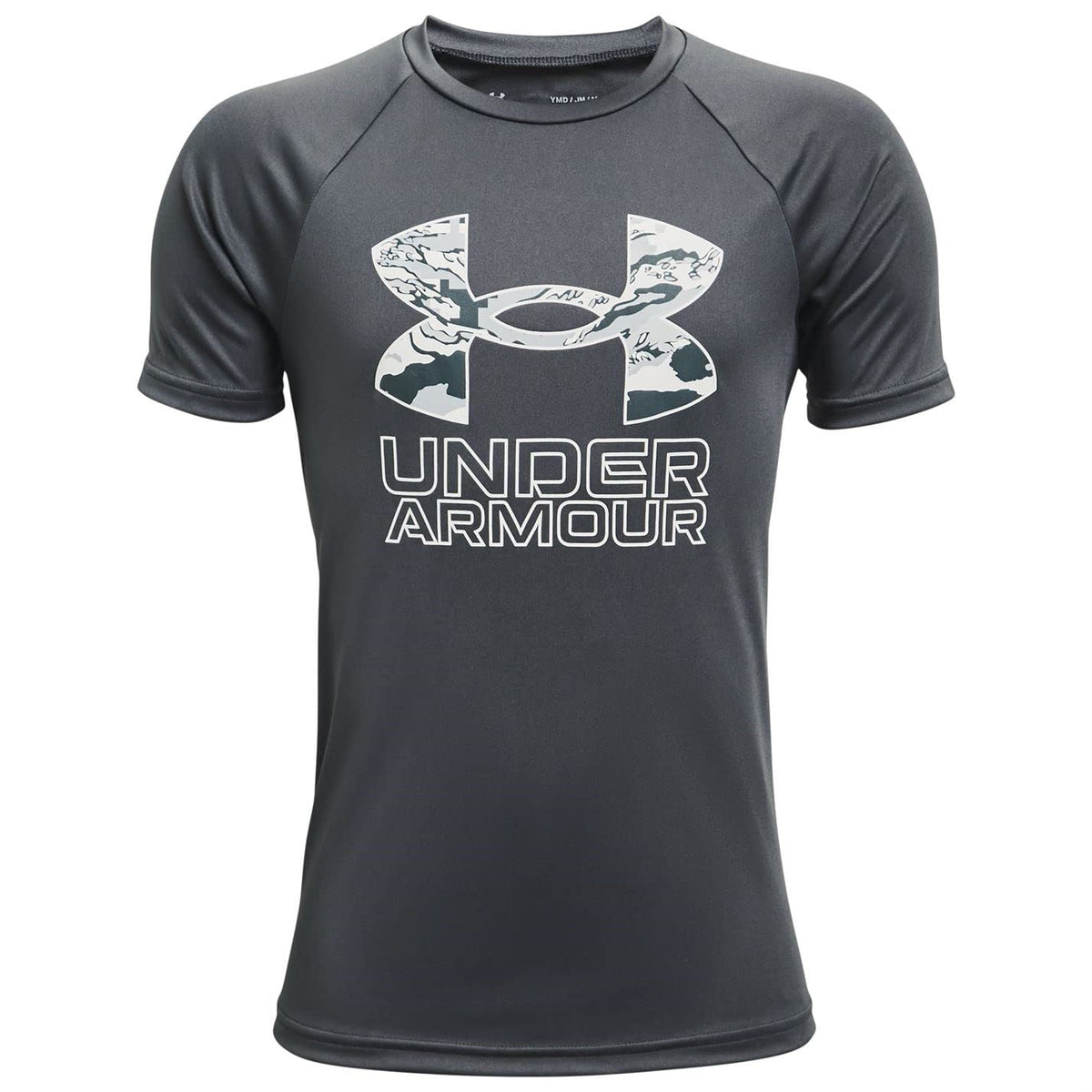 Under Armour Boys' Tech Hybrid Printed Fill Short-Sleeve T-Shirt