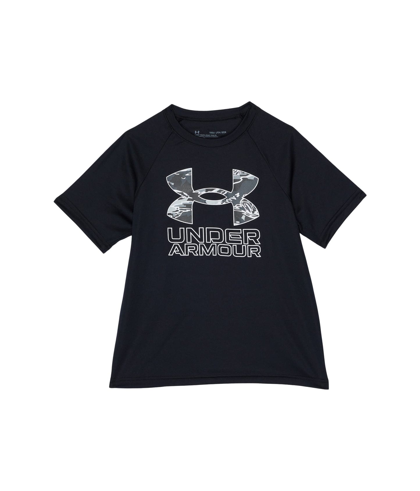 Under Armour Boys' Tech Hybrid Printed Fill Short-Sleeve T-Shirt
