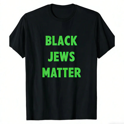 Black Jews Matter Jewish Passover Hanukkah Hebrews Of Zion T-shirt , Hanukkah Apparel, Faithbased Clothing, Casual Wear, Short Sleeve Shirt, Breathable Material, Soft Fabric, Hebrews Of Zion Apparel,  Shortsleeve , Round Neck Menswear Top Tshirt Top