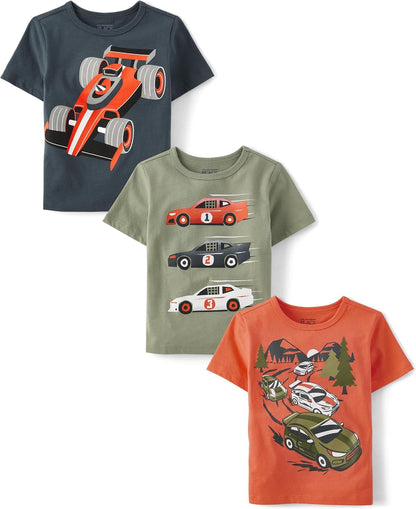 The Children's Place Baby Boys' Graphic T-Shirts (3-Pack)
