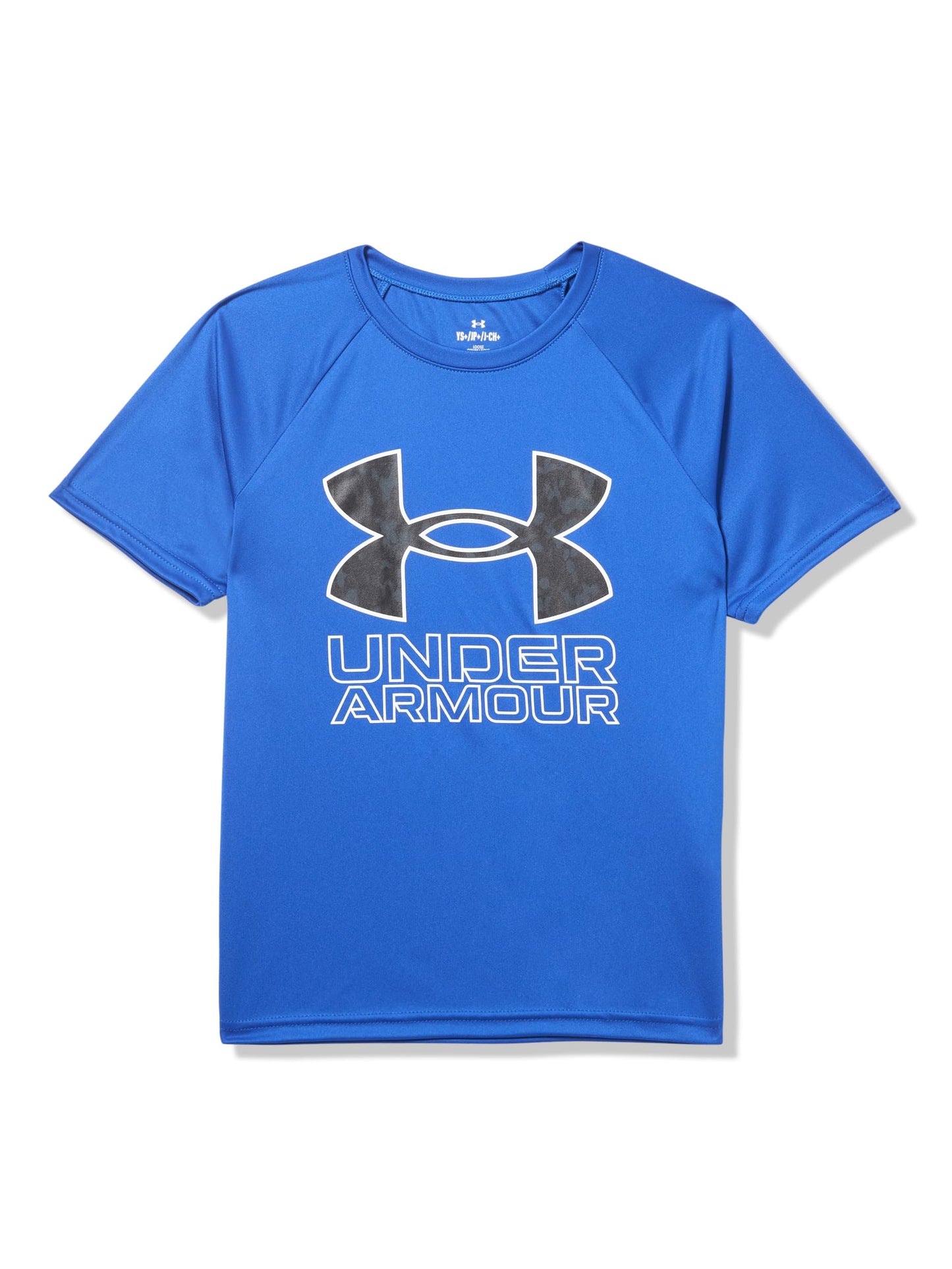 Under Armour Boys' Tech Hybrid Printed Fill Short-Sleeve T-Shirt