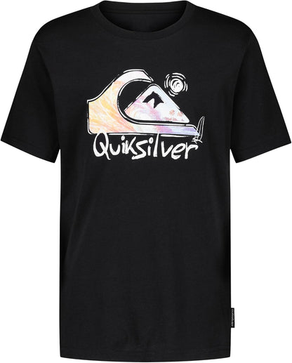 Quiksilver Boys' Short Sleeve Screen Print Graphic T-Shirt, Soft & Comfortable, Regular Fit