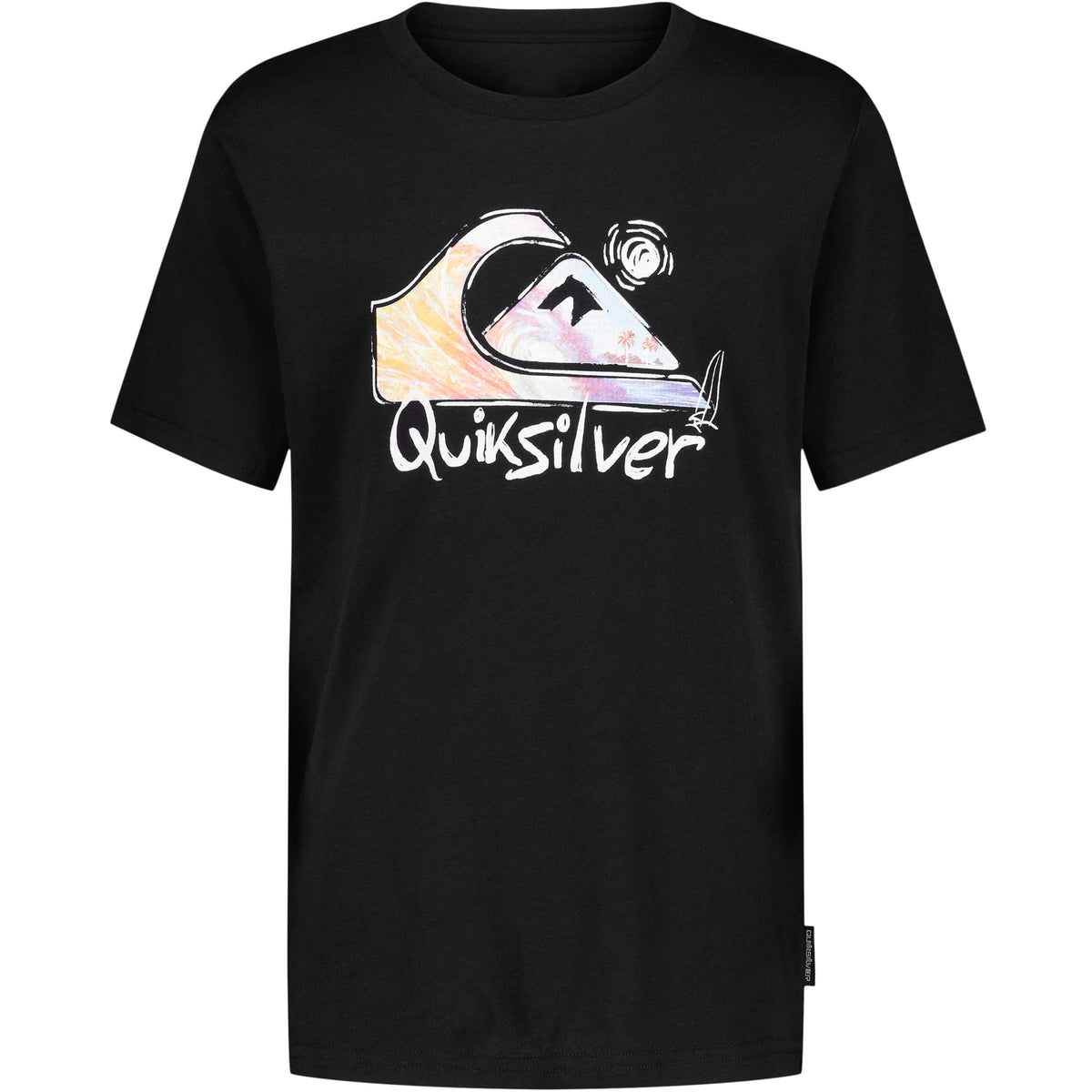 Quiksilver Boys' Short Sleeve Screen Print Graphic T-Shirt, Soft & Comfortable, Regular Fit