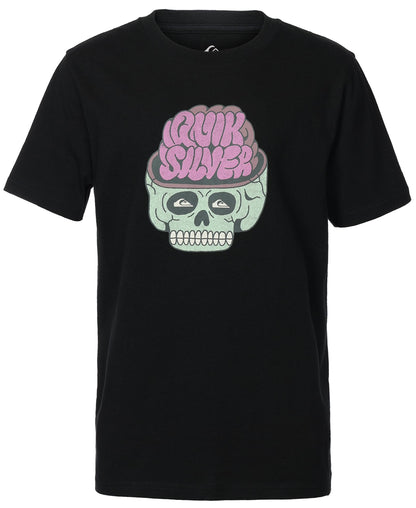 Quiksilver Boys' Short Sleeve Screen Print Graphic T-Shirt, Soft & Comfortable, Regular Fit