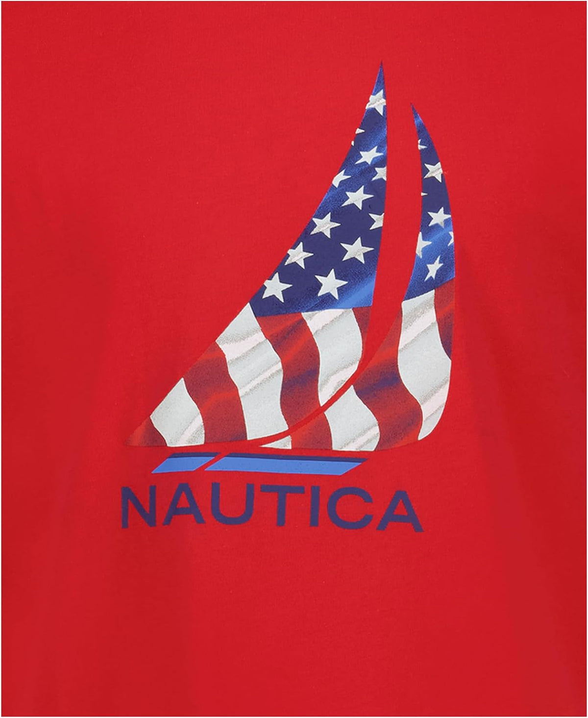 Nautica Boys' Short Sleeve J-Class Logo Crew Neck T-Shirt, Soft, Comfortable, Relaxed Fit