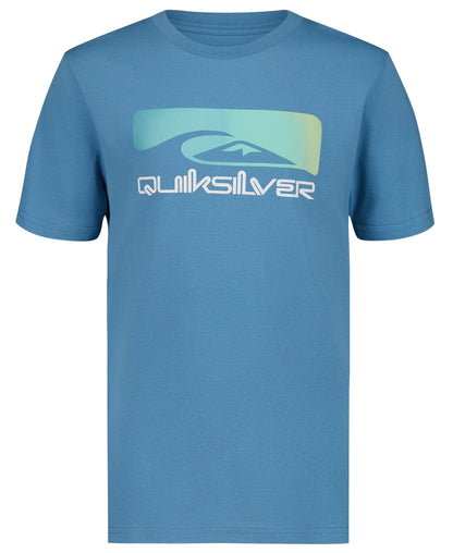 Quiksilver Boys' Short Sleeve Screen Print Graphic T-Shirt, Soft & Comfortable, Regular Fit