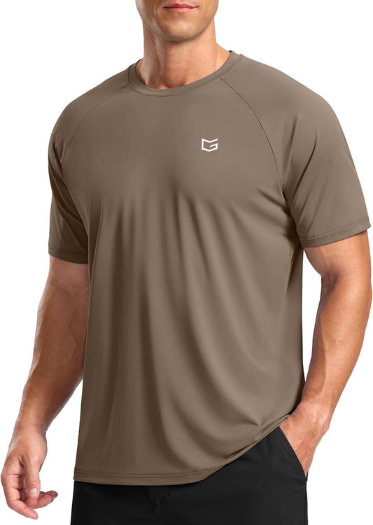G Gradual Men's Athletic Workout T-Shirts Moisture Wicking Cooling Running Shirts Short Sleeve Performance Tee for Gym Tennis