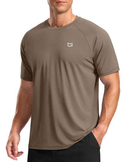G Gradual Men's Athletic Workout T-Shirts Moisture Wicking Cooling Running Shirts Short Sleeve Performance Tee for Gym Tennis
