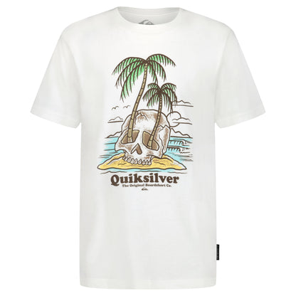 Quiksilver Boys' Short Sleeve Screen Print Graphic T-Shirt, Soft & Comfortable, Regular Fit
