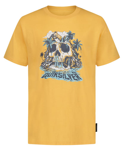 Quiksilver Boys' Short Sleeve Screen Print Graphic T-Shirt, Soft & Comfortable, Regular Fit
