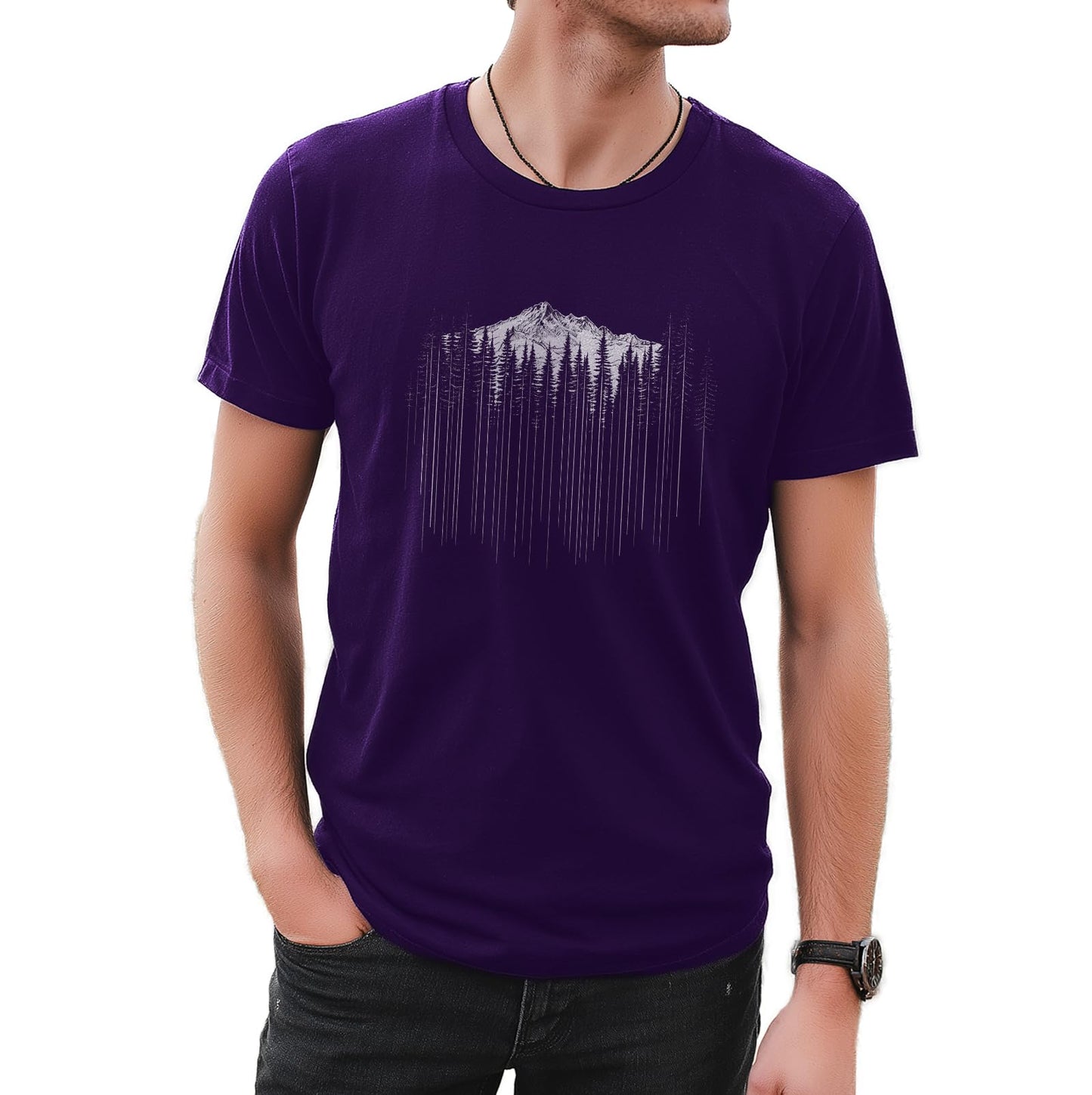 domirica Men's Solid 100% Cotton Graphic Short Sleeve Crewneck Big and Tall Summer Breathable Quick Dry Gym Casual Top