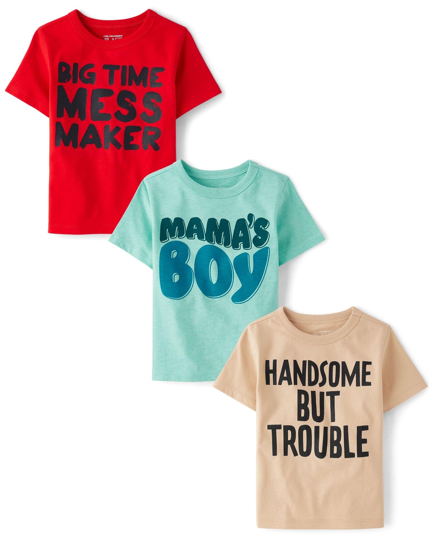 The Children's Place Baby Boys' Graphic T-Shirts (3-Pack)