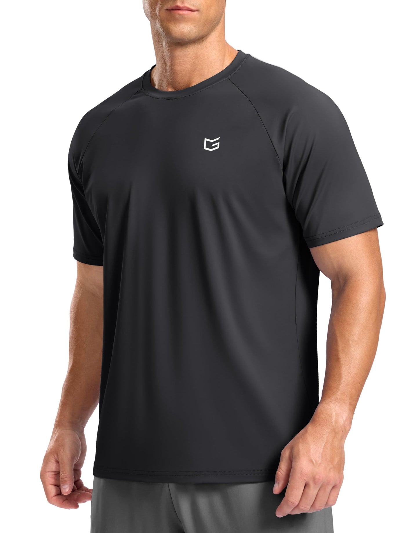 G Gradual Men's Athletic Workout T-Shirts Moisture Wicking Cooling Running Shirts Short Sleeve Performance Tee for Gym Tennis