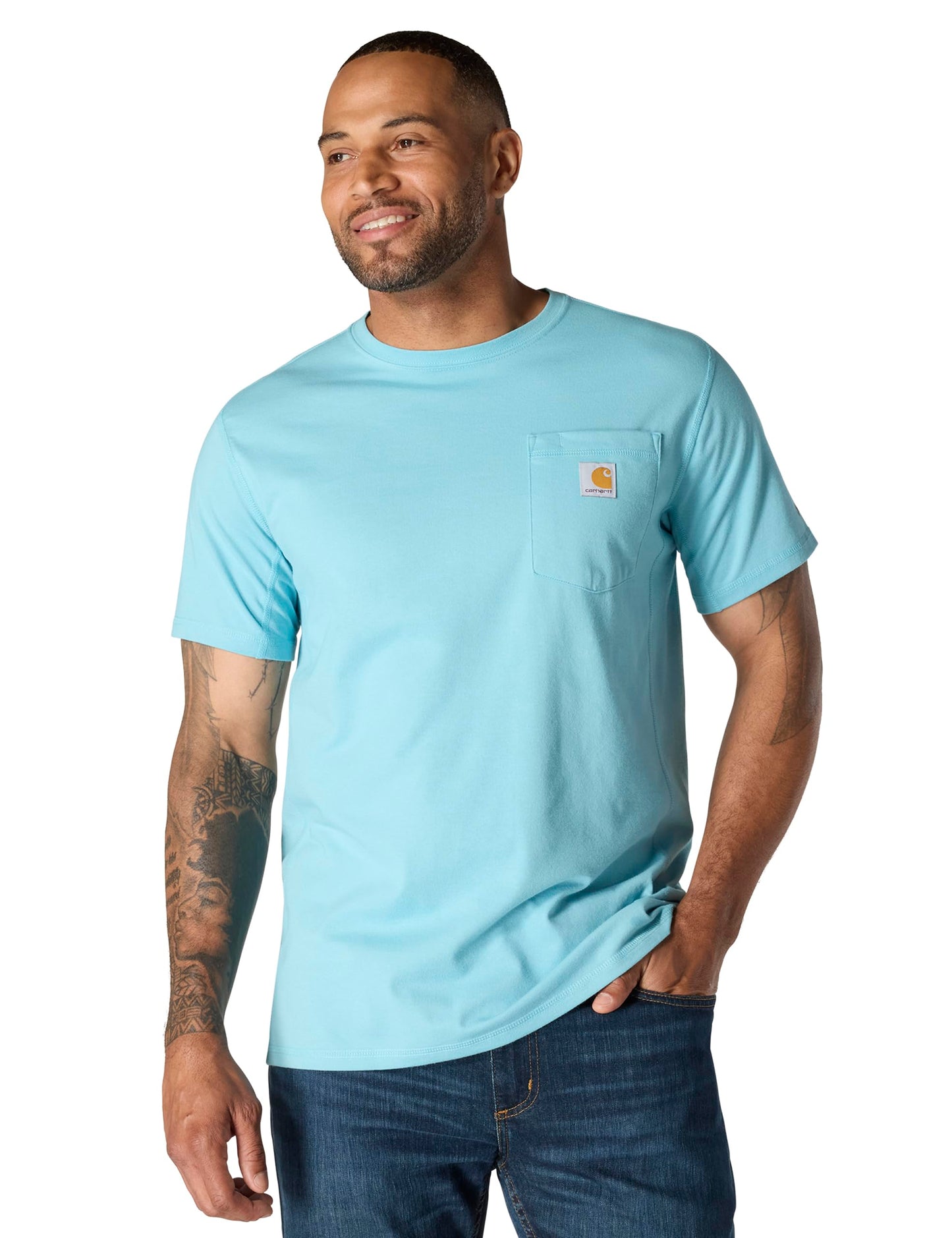 Carhartt Men's Force Relaxed Fit Midweight Short-Sleeve Pocket T-Shirt