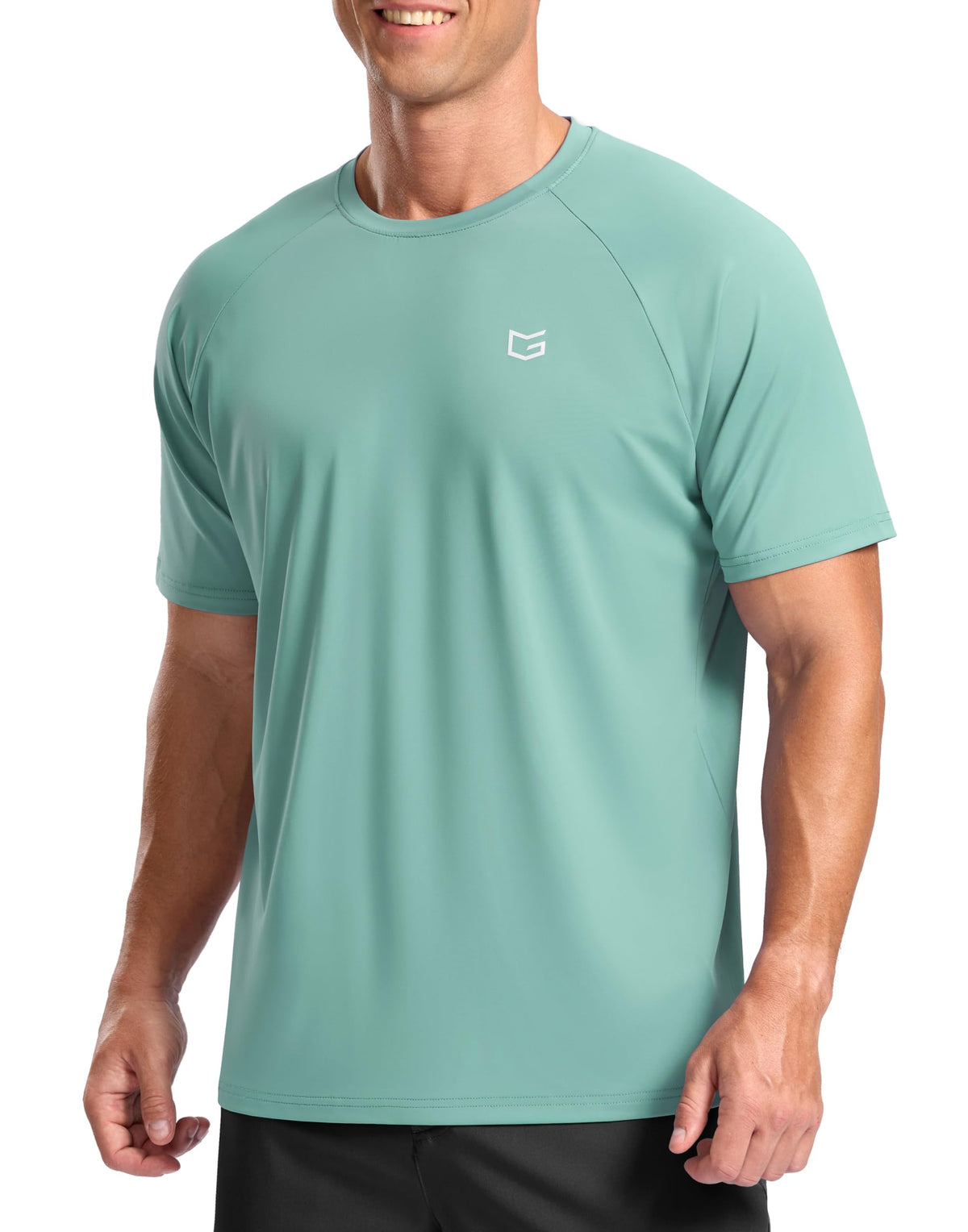 G Gradual Men's Athletic Workout T-Shirts Moisture Wicking Cooling Running Shirts Short Sleeve Performance Tee for Gym Tennis
