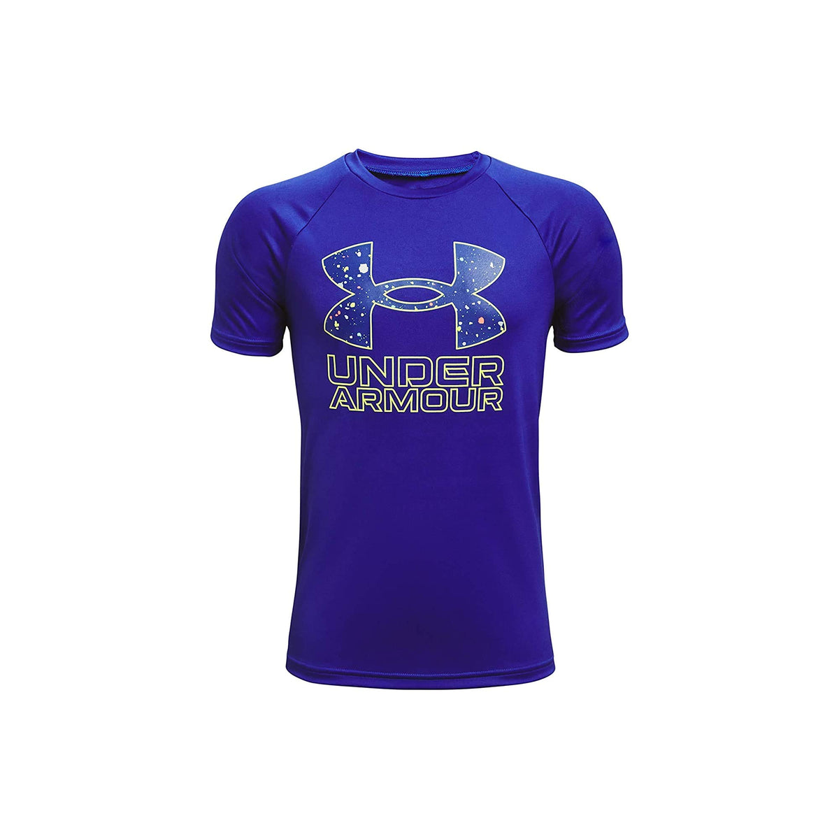 Under Armour Boys' Tech Hybrid Printed Fill Short-Sleeve T-Shirt