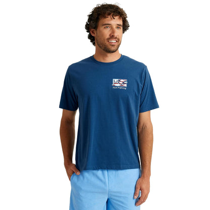 HUK Mens Fishing Graphic Tee, Performance Short Sleeve, Quick-Dry