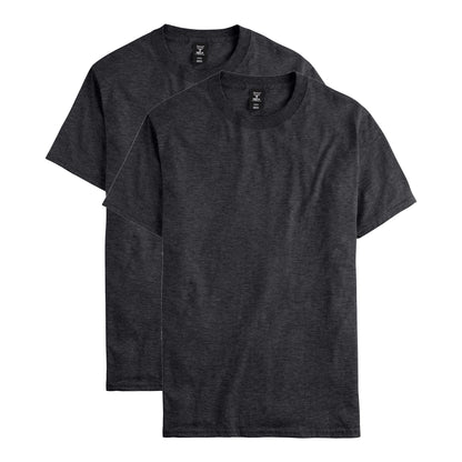 Hanes Men's Beefy-T T-Shirt, Heavyweight Cotton T-Shirts for Men, 1 or 2 Pack, Men's Tees (Tall