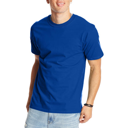 Hanes Men's Beefy-T T-Shirt, Heavyweight Cotton T-Shirts for Men, 1 or 2 Pack, Men's Tees (Tall