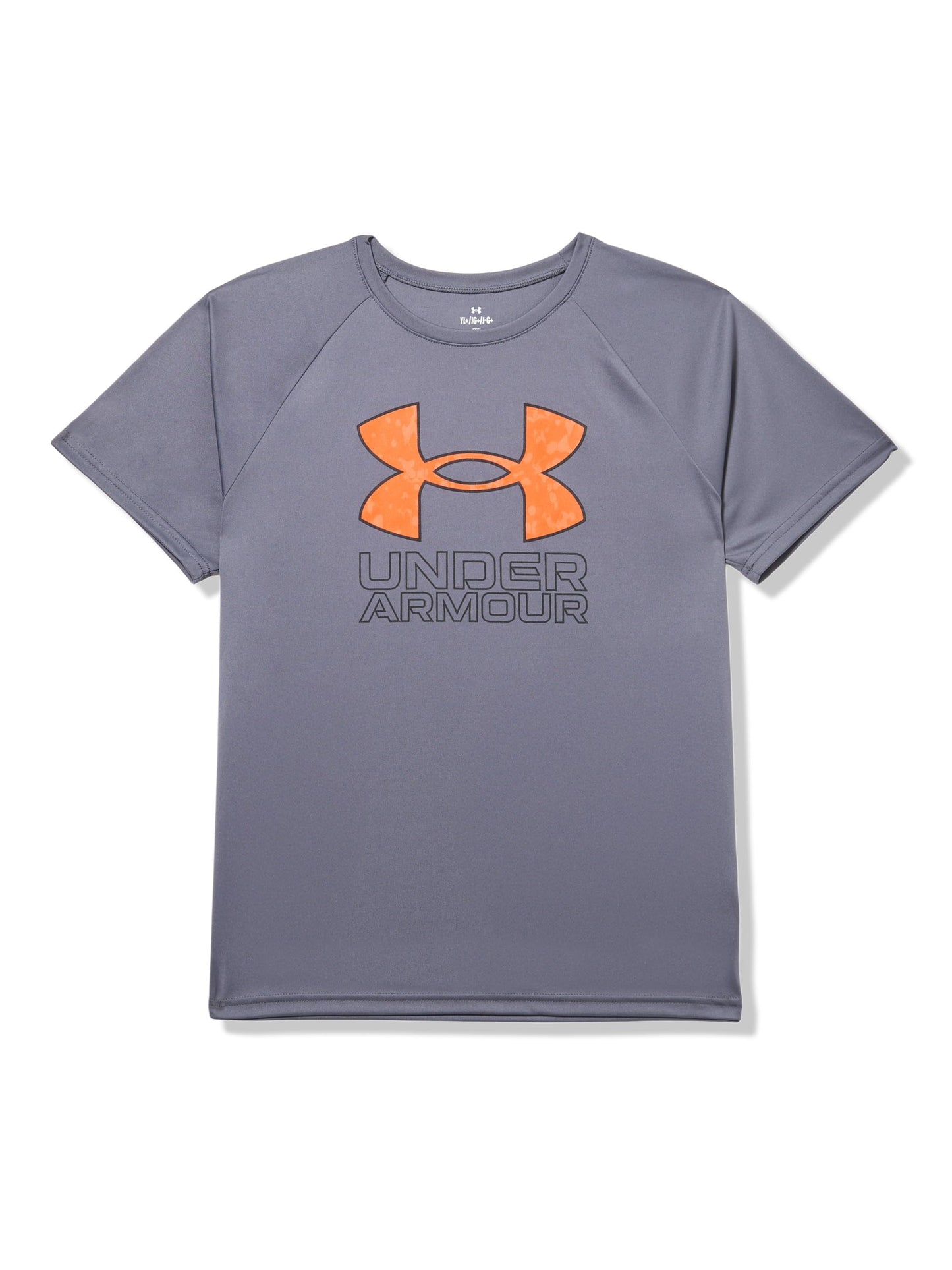 Under Armour Boys' Tech Hybrid Printed Fill Short-Sleeve T-Shirt