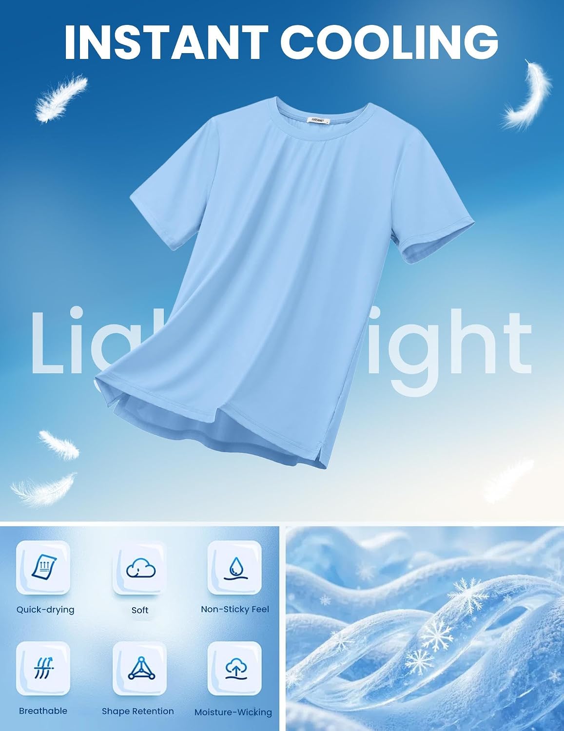 COOFANDY Men's Swim Shirt Short Sleeve UPF 50+ Sun Shirt Rash Guard T-Shirts Quick Dry Beach Shirts Breathable