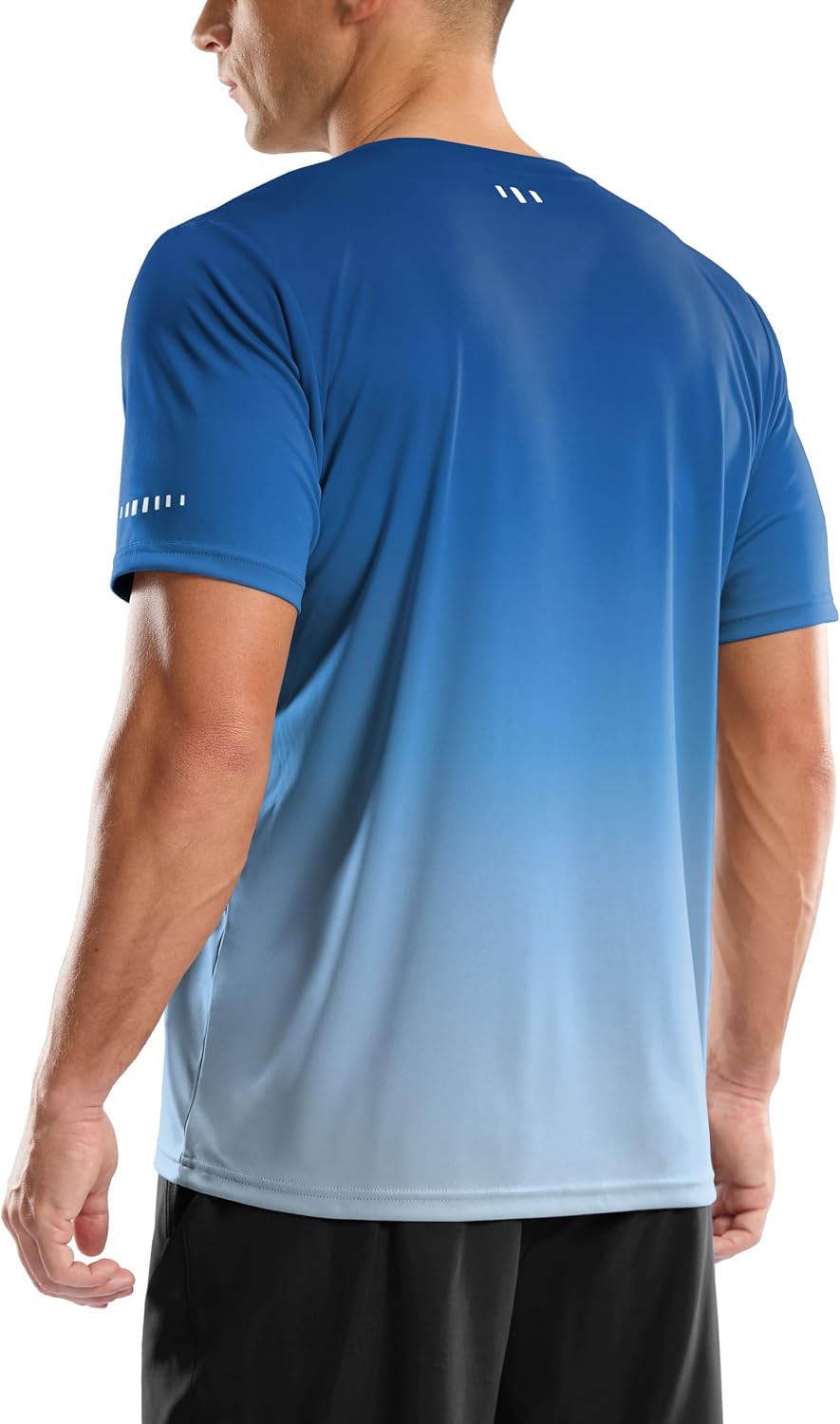 Men's UPF 50+ Sun Protection Dry Fit Workout T-Shirts Rash Guard Swim Shirts Moisture Wicking Tee for Athletic, Beach, Hiking