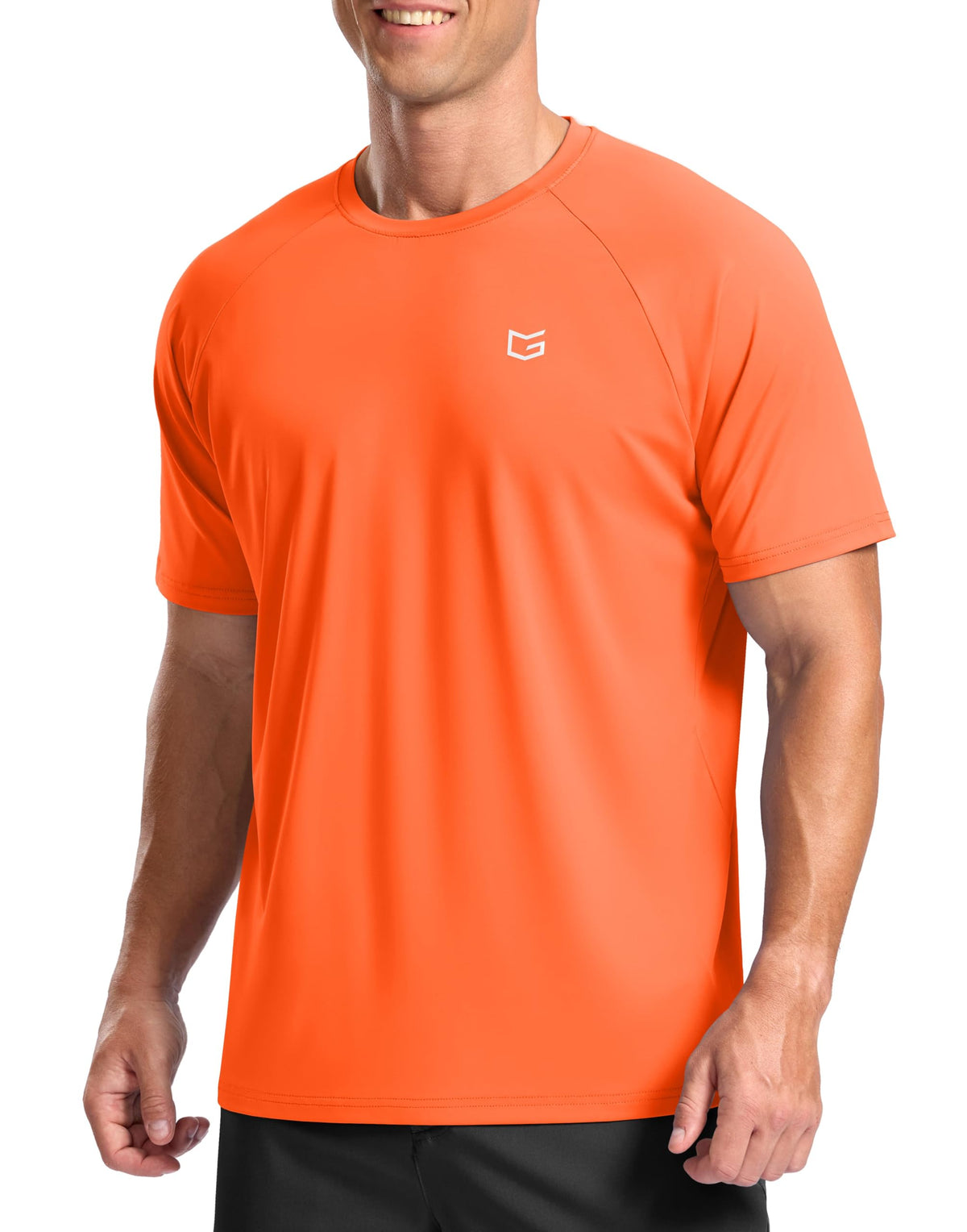G Gradual Men's Athletic Workout T-Shirts Moisture Wicking Cooling Running Shirts Short Sleeve Performance Tee for Gym Tennis