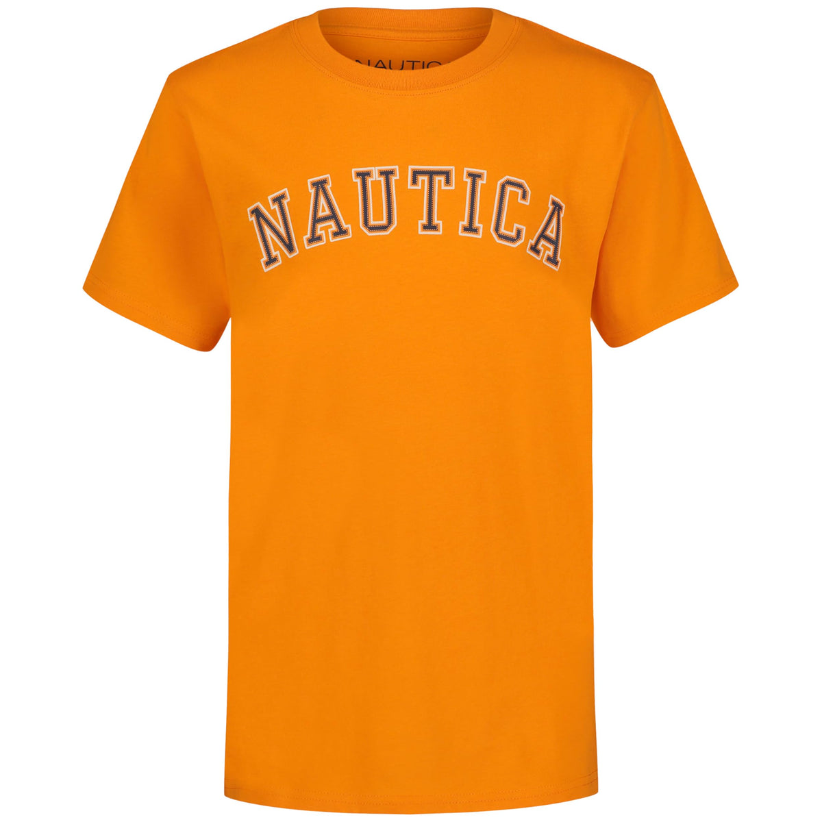 Nautica Boys' Short Sleeve J-Class Logo Crew Neck T-Shirt, Soft, Comfortable, Relaxed Fit