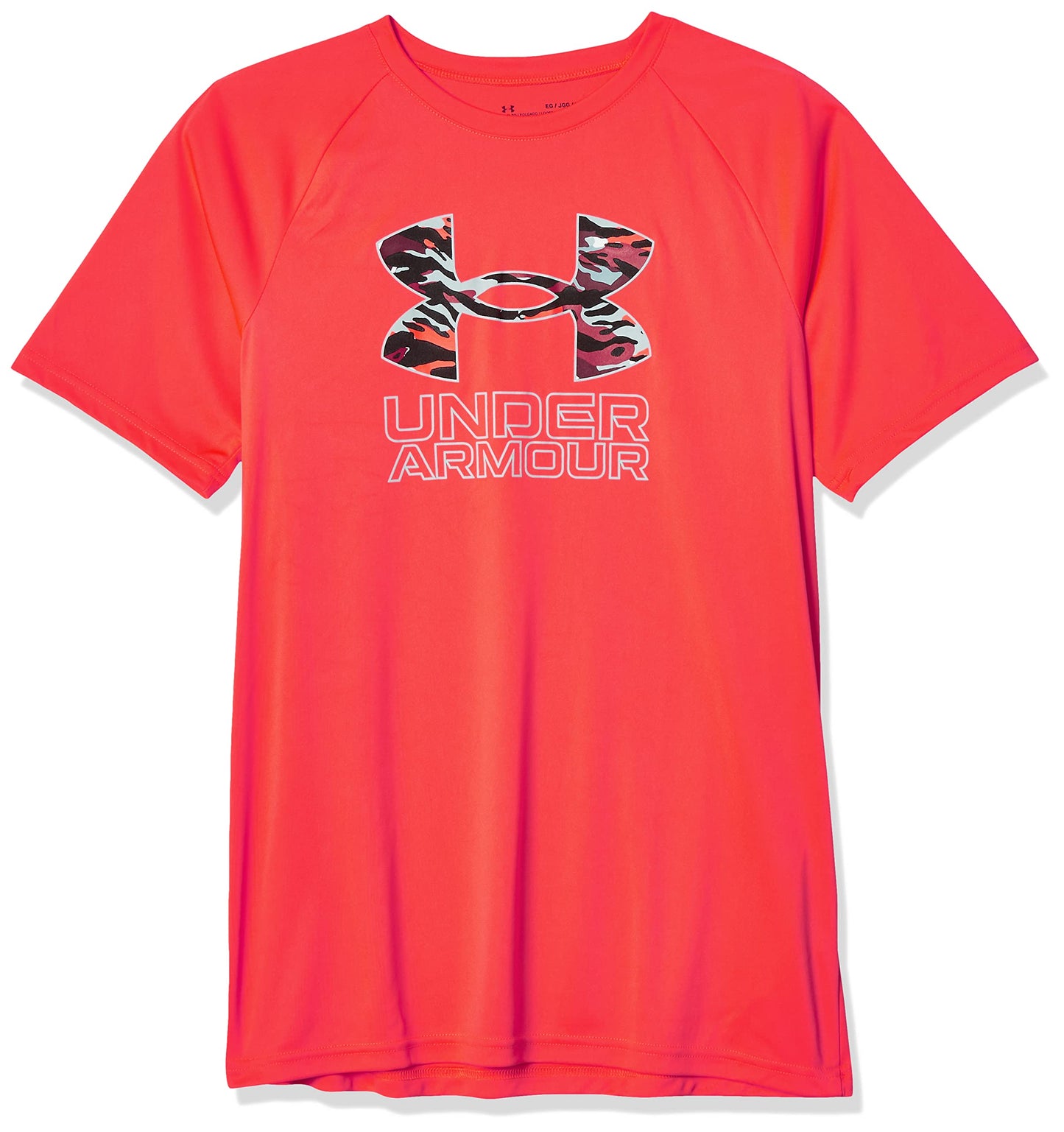 Under Armour Boys' Tech Hybrid Printed Fill Short-Sleeve T-Shirt