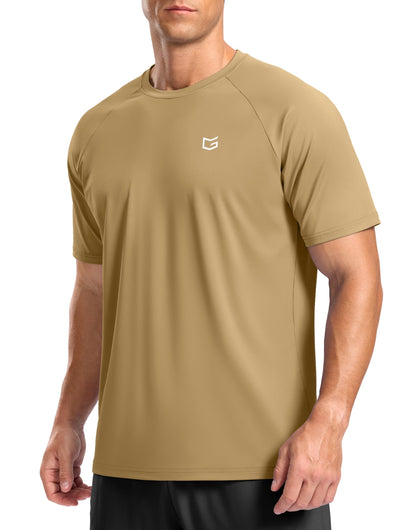 G Gradual Men's Athletic Workout T-Shirts Moisture Wicking Cooling Running Shirts Short Sleeve Performance Tee for Gym Tennis