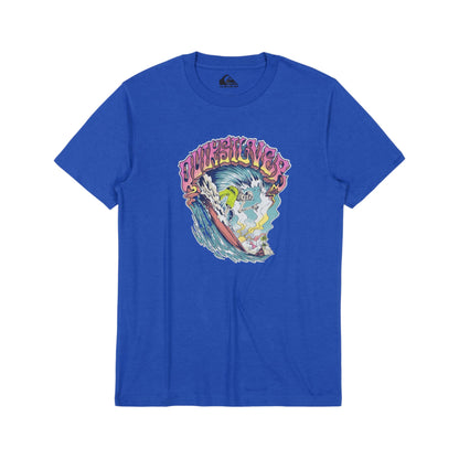 Quiksilver Boys' Short Sleeve Screen Print Graphic T-Shirt, Soft & Comfortable, Regular Fit
