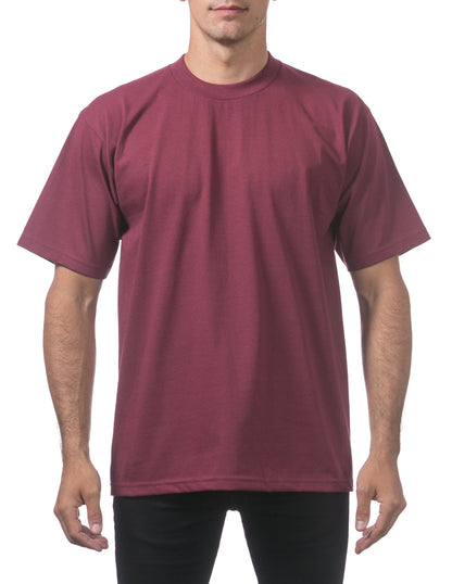 Pro Club Men's Heavyweight Cotton Short Sleeve Crew Neck T-Shirt