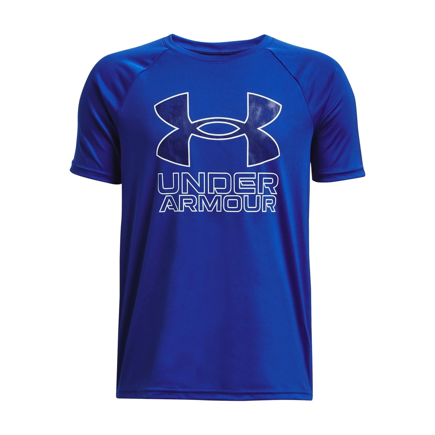 Under Armour Boys' Tech Hybrid Printed Fill Short-Sleeve T-Shirt