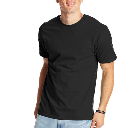 Hanes Men's Beefy-T T-Shirt, Heavyweight Cotton T-Shirts for Men, 1 or 2 Pack, Men's Tees (Tall